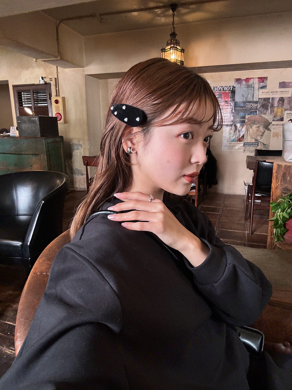ハートフェイクパールベロアヘアピン | 詳細画像17