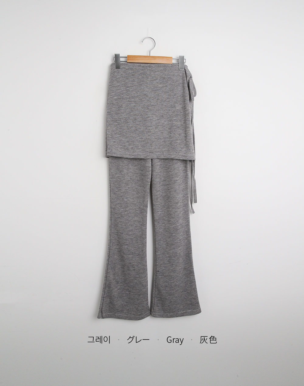 ラップスカートレイヤードフレアパンツ | DHOLIC | 詳細画像14