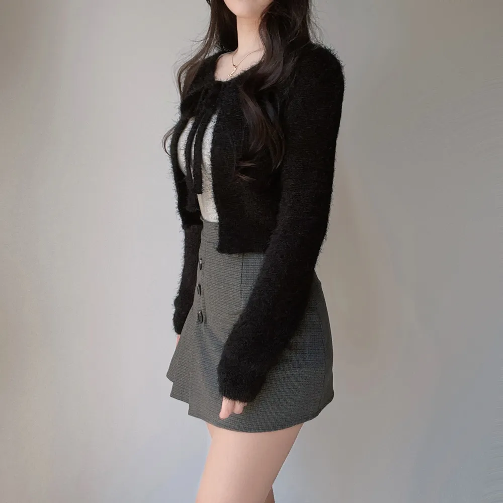 3ボタンプリーツチェックスカート | mirangmirang | 詳細画像28