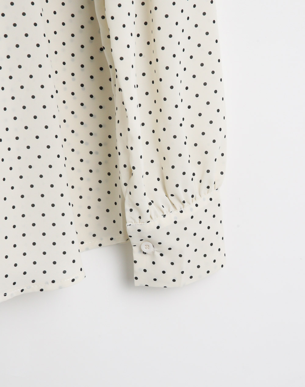 ハイネックドットリボンパフブラウス | DHOLIC | 詳細画像20