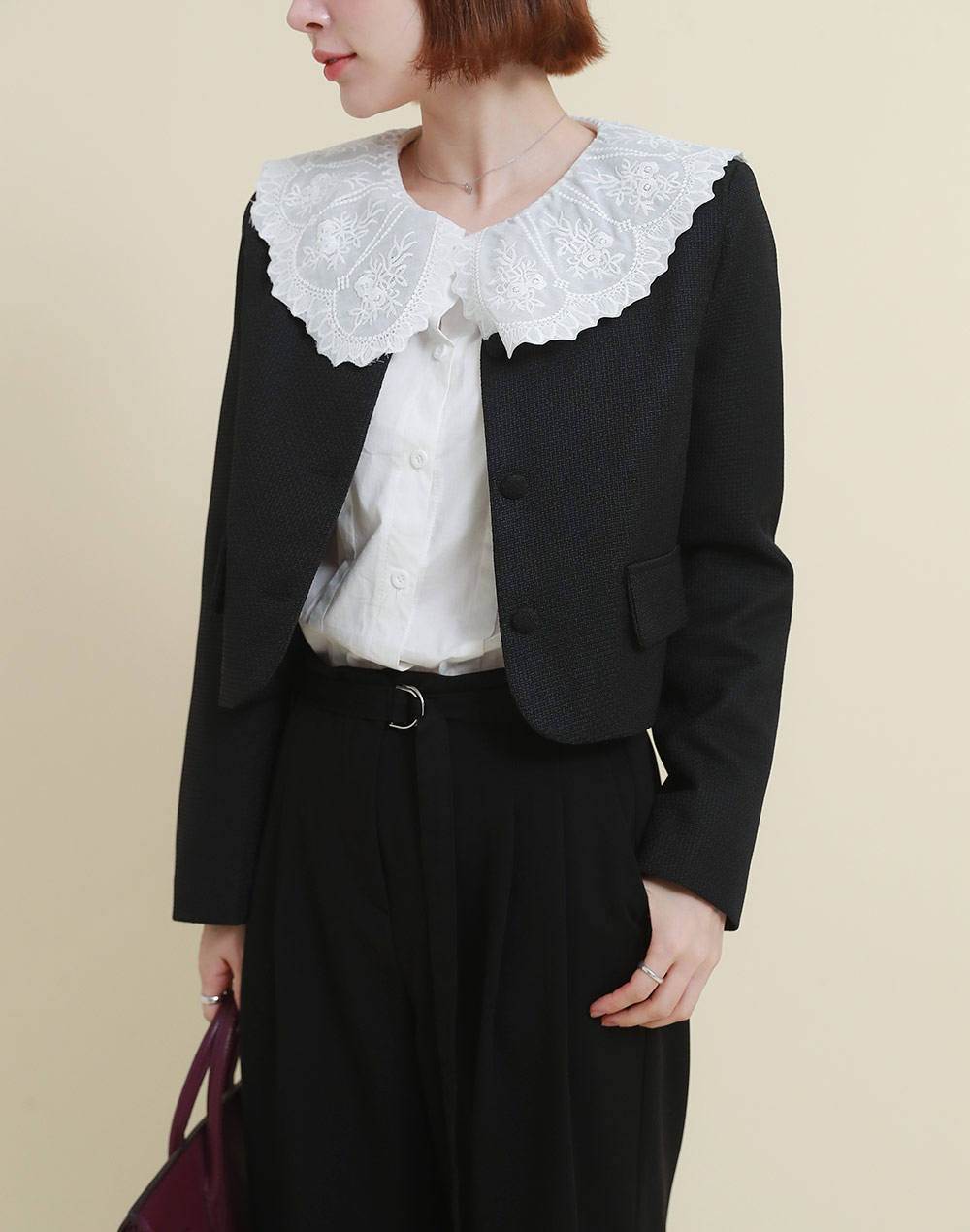 DAMA collection ツイードジャケット くるみボタン DAMA collection 