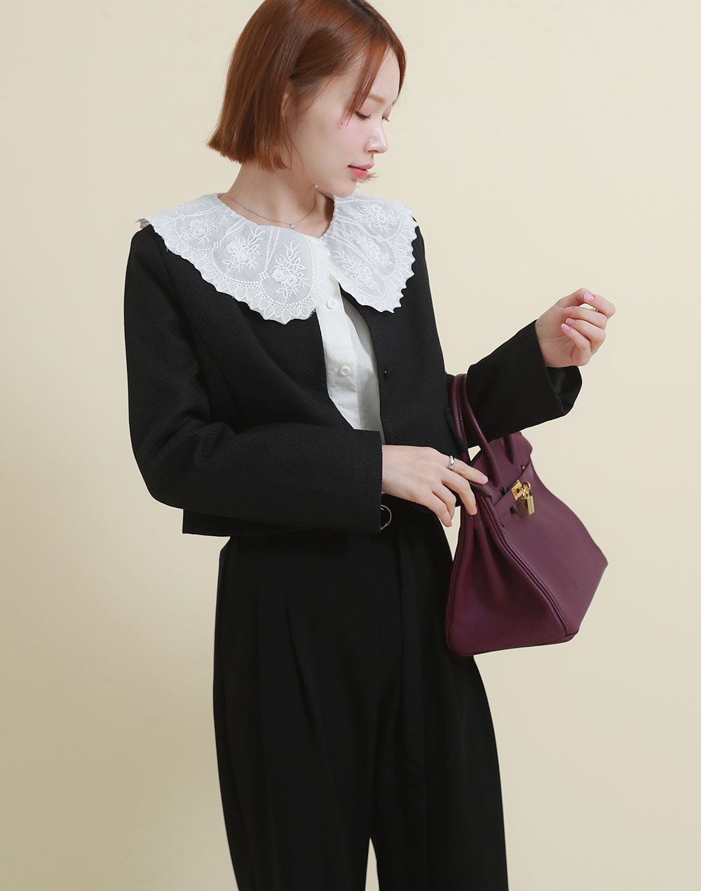 DAMA collection ツイードジャケット くるみボタン DAMA collection 