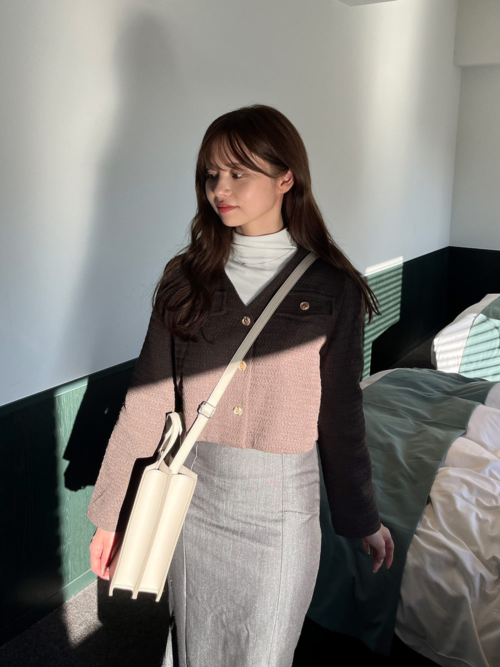 ゴールドボタンVネックジャケット | 詳細画像5