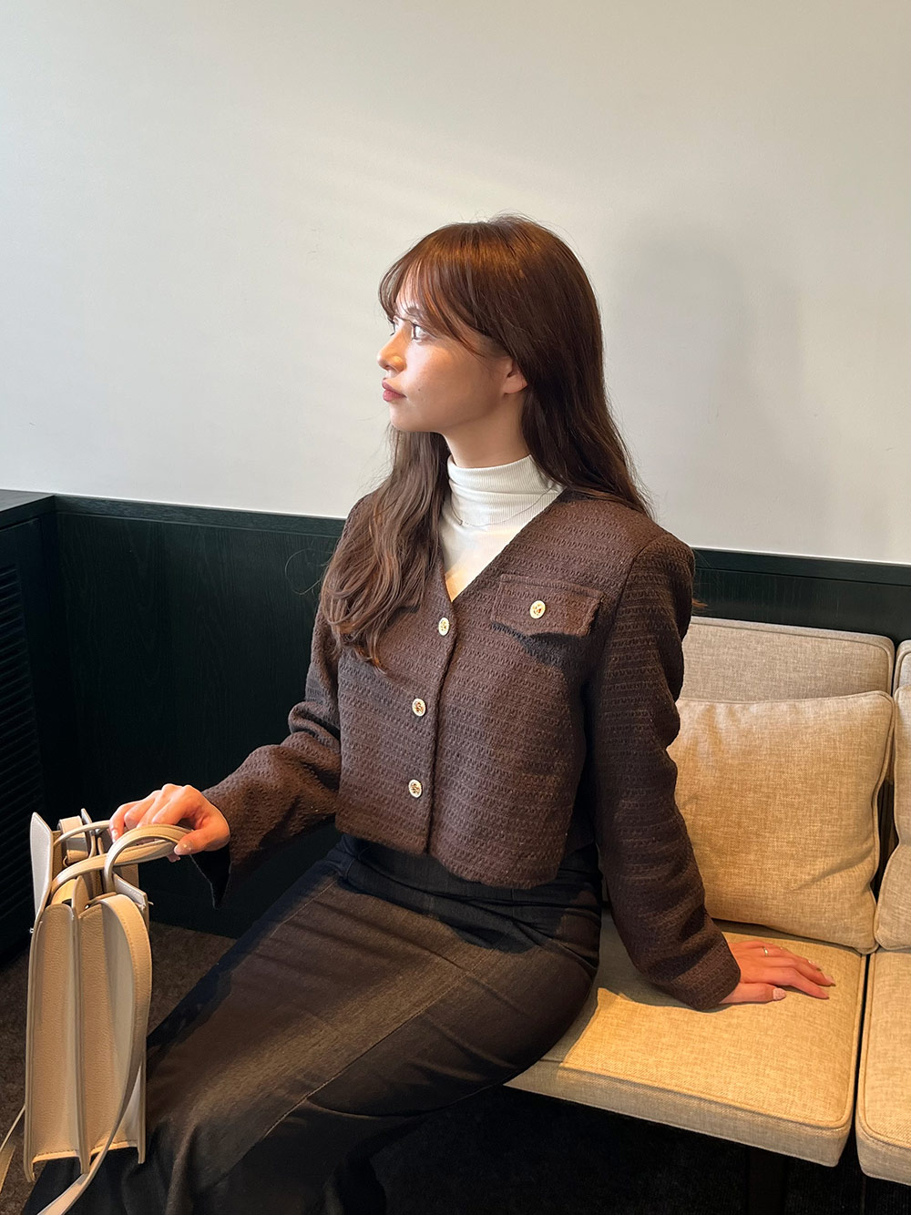 ゴールドボタンVネックジャケット | 詳細画像3