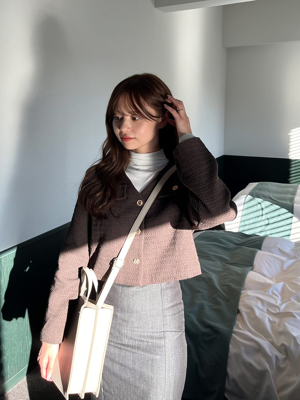 ゴールドボタンVネックジャケット | 詳細画像6