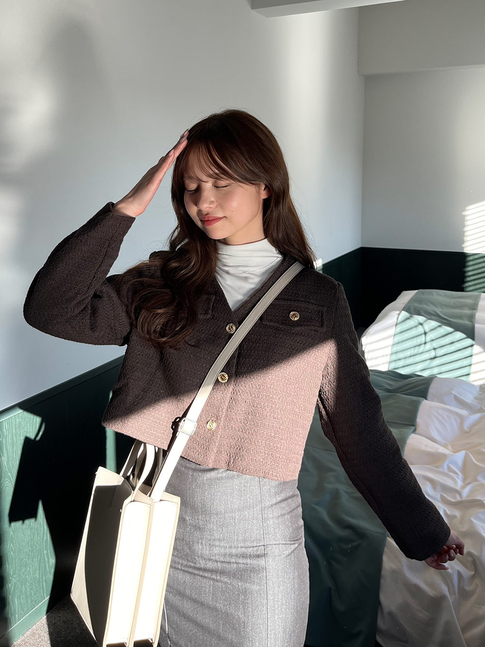 ゴールドボタンVネックジャケット | 詳細画像7