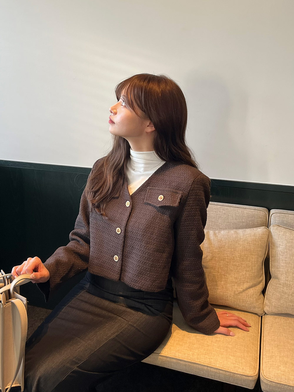 ゴールドボタンVネックジャケット | 詳細画像13