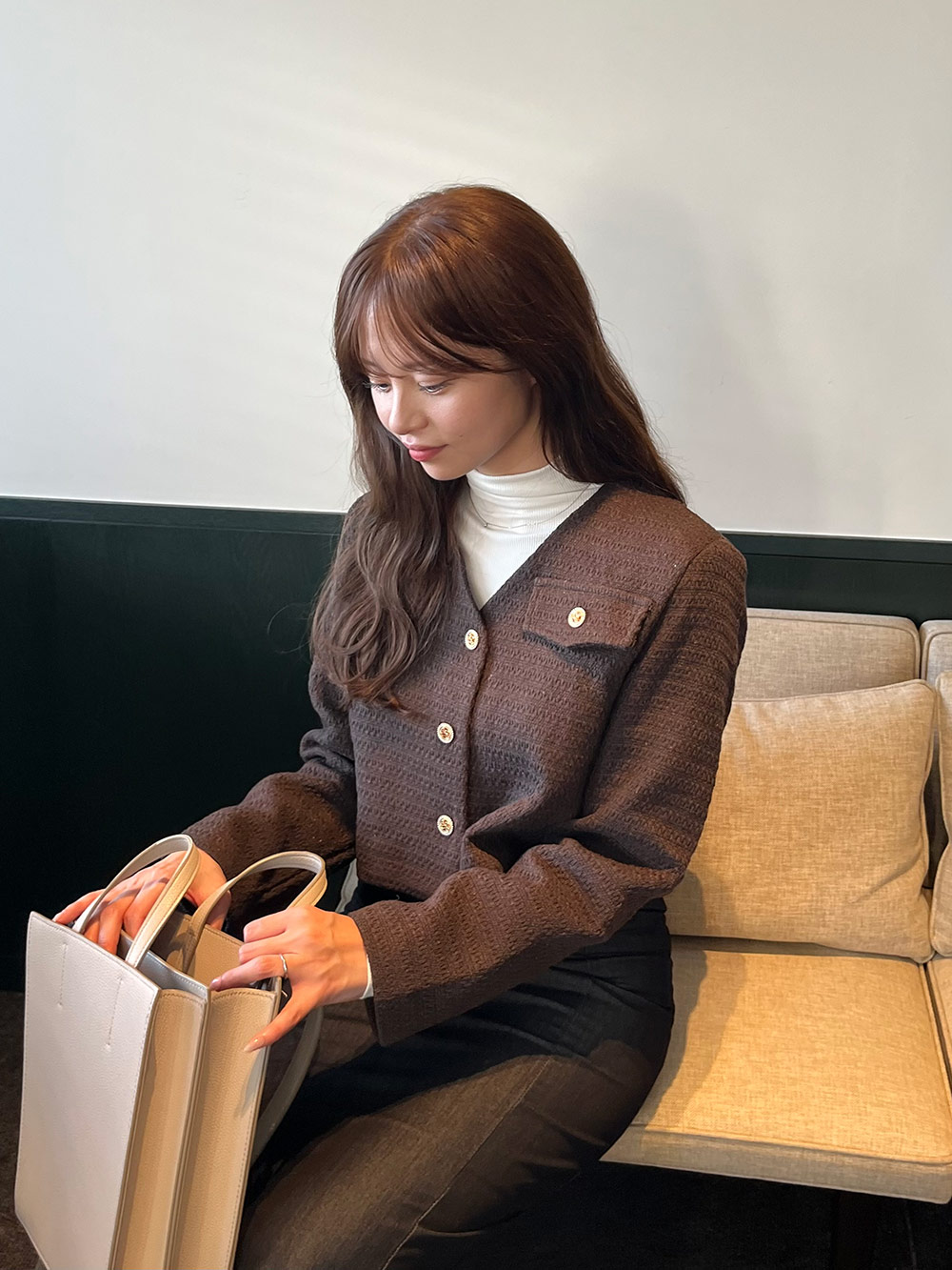 ゴールドボタンVネックジャケット | 詳細画像14