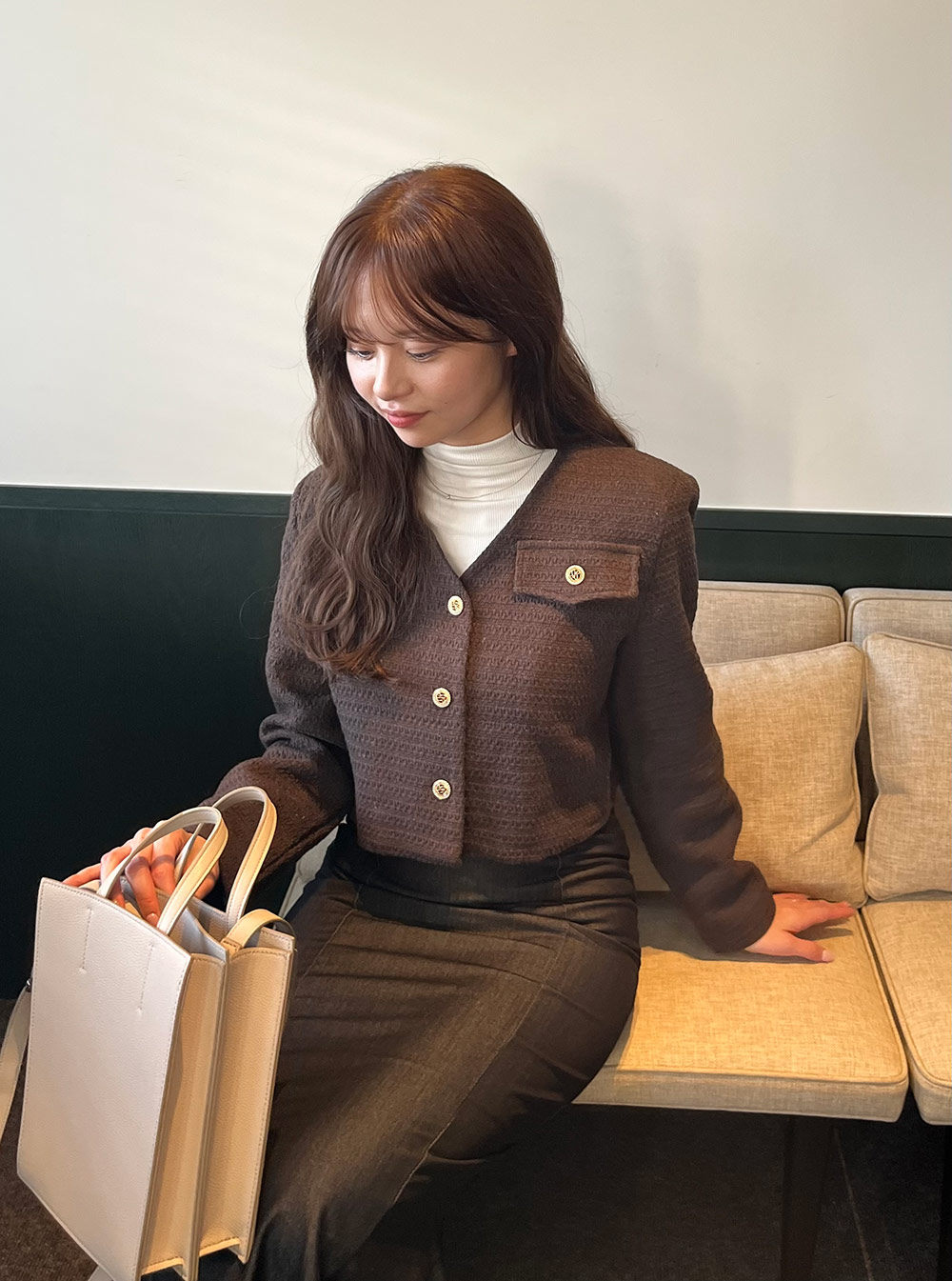 ゴールドボタンVネックジャケット | 詳細画像24