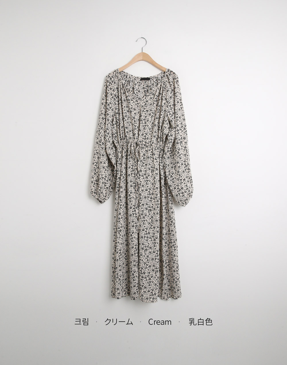 スリットネック花柄ストリングワンピース | DHOLIC | 詳細画像22