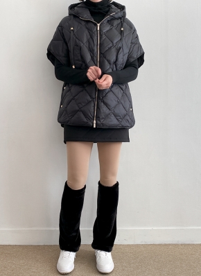 PXG ゴルフ ウェア レディース ジャケット ダウン×ニット 切替