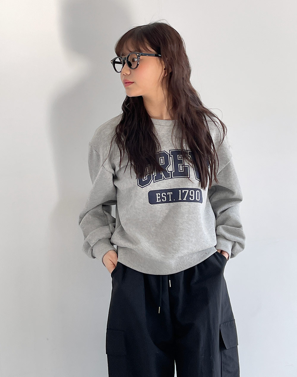 CREWクロップドスウェット | DHOLIC | 詳細画像6