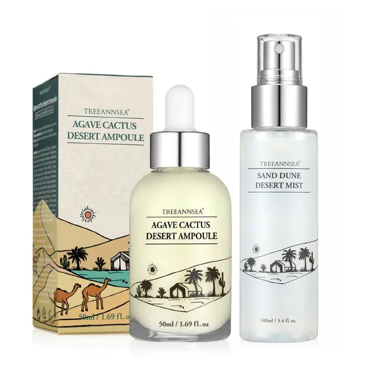 [ツリーアンシー] 水分しっとりセット(アガベカクタスデザートアンプル50ml+サンドデューンデザートミスト100ml) | 詳細画像1