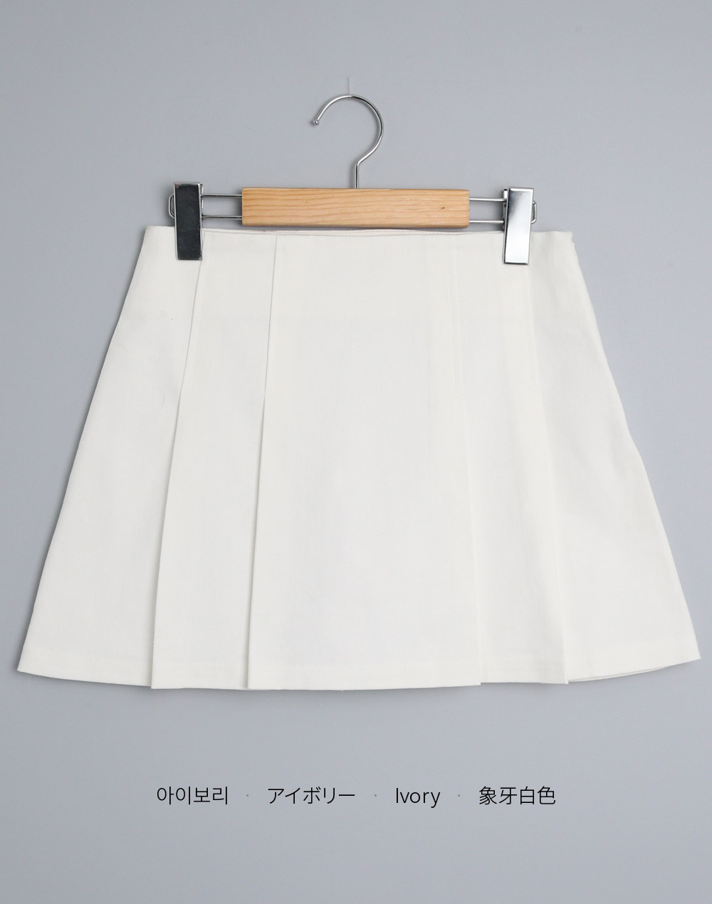 パンツ裏地ツータックミニスカート | DHOLIC | 詳細画像18