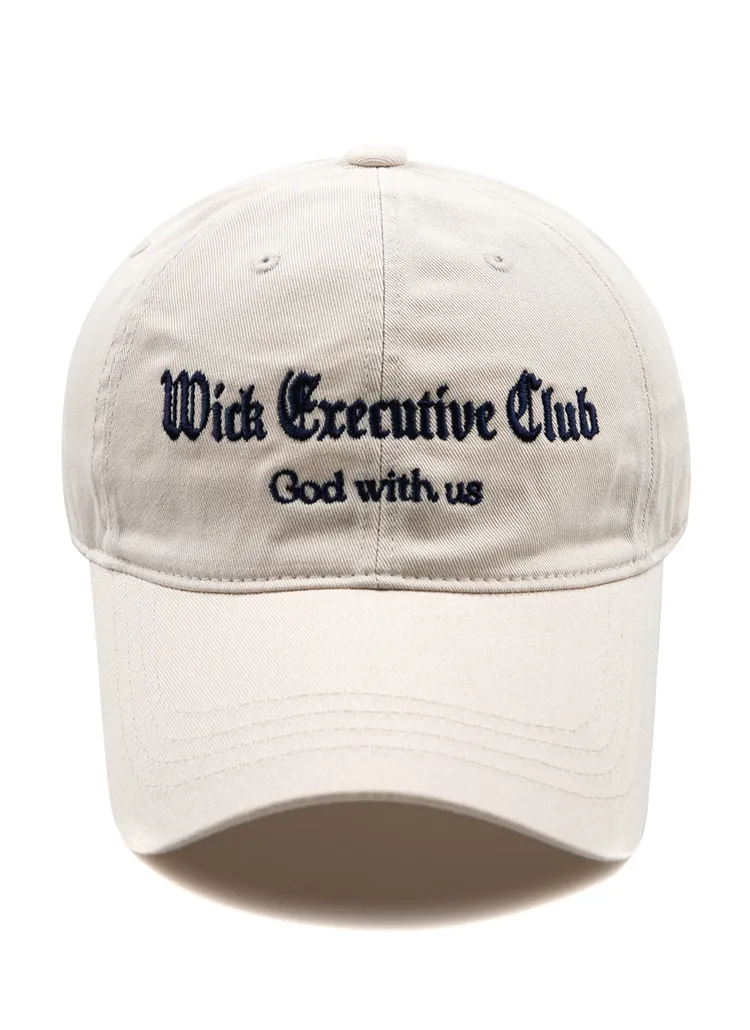 EXECUTIVE CLUB GOD WITH USキャップ(LIGHTBEIGE) | 詳細画像1