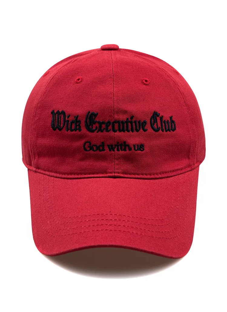 EXECUTIVE CLUB GOD WITH USキャップ(RED) | 詳細画像1