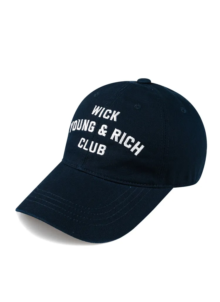 YOUNG & RICH CLUBキャップ(NAVY) | 詳細画像1