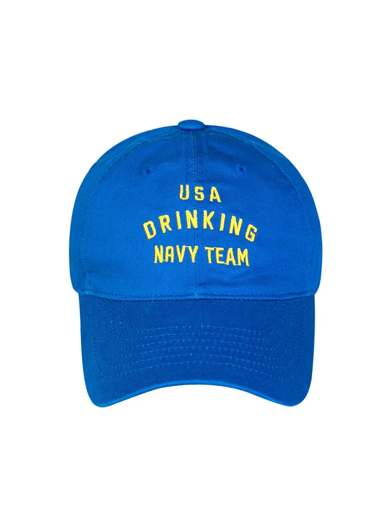 USA DRINKING NAVY TEAM刺繍キャップ(BLUE) | 詳細画像1