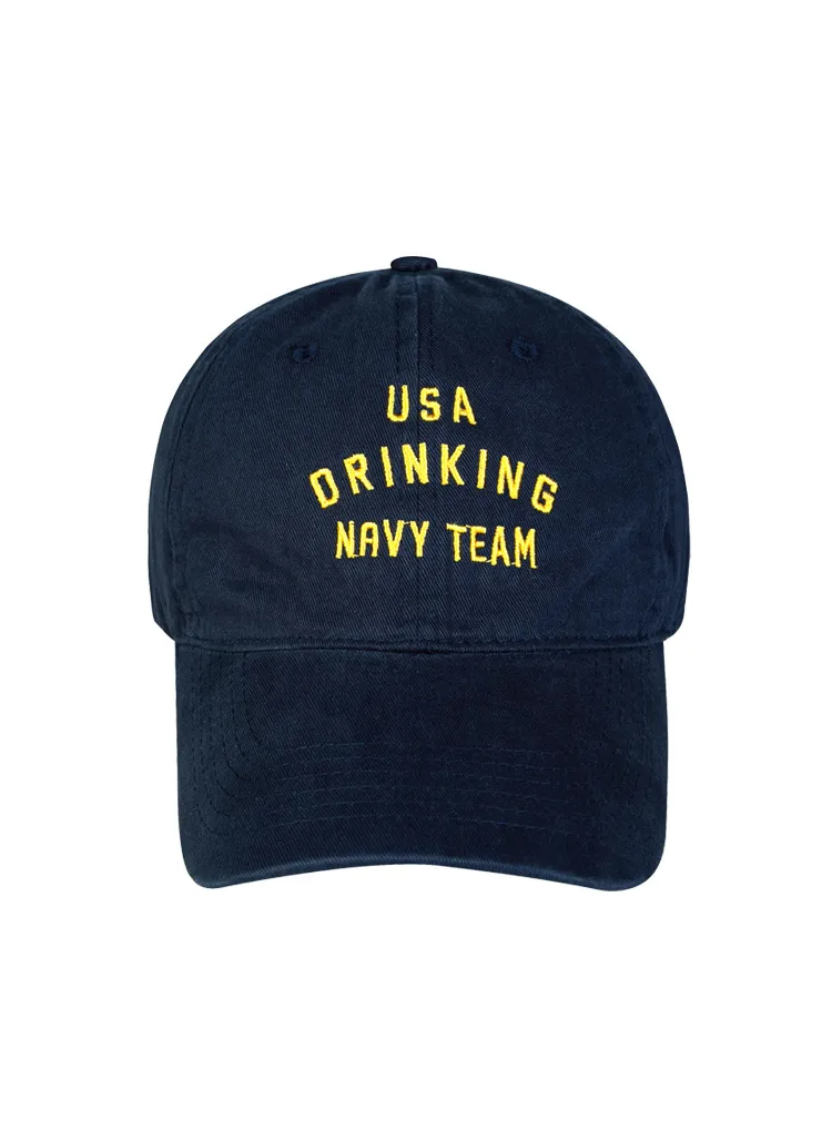 USA DRINKING NAVY TEAM刺繍キャップ(NAVY) | 詳細画像1