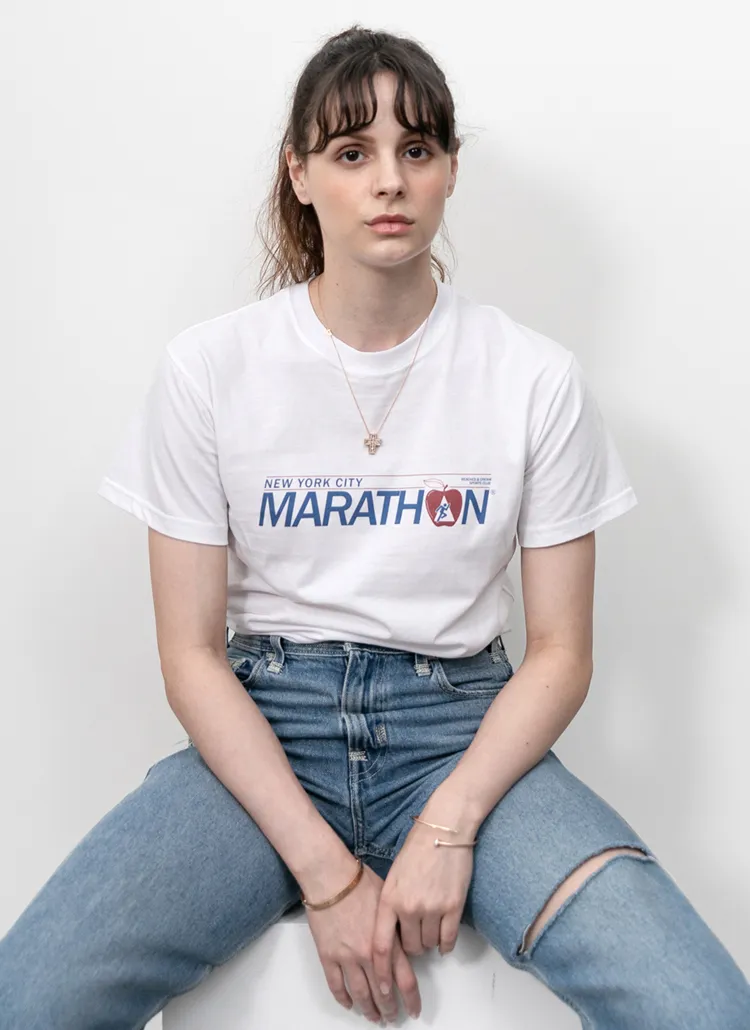 N.Y.C MARATHONアップル半袖Tシャツ(WHITE) | 詳細画像1