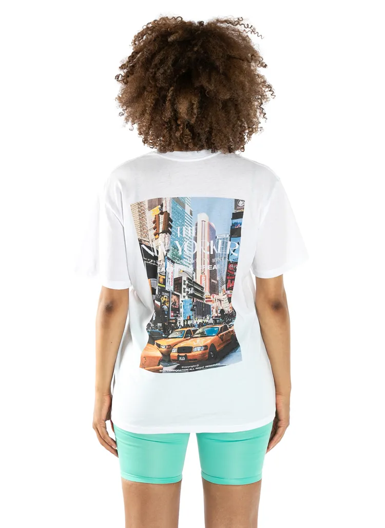 NEW YORK CITYプリント半袖Tシャツ(WHITE) | 詳細画像1