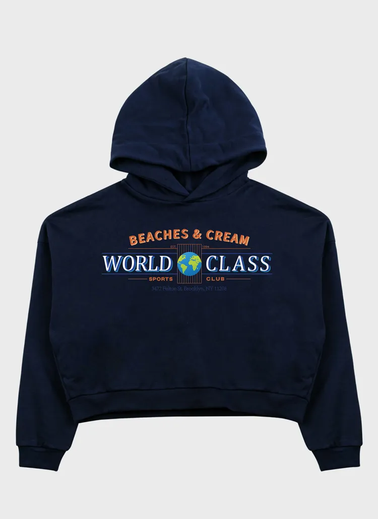 WORLD CLASS S.Cクロップドパーカー(-NAVY) | 詳細画像1