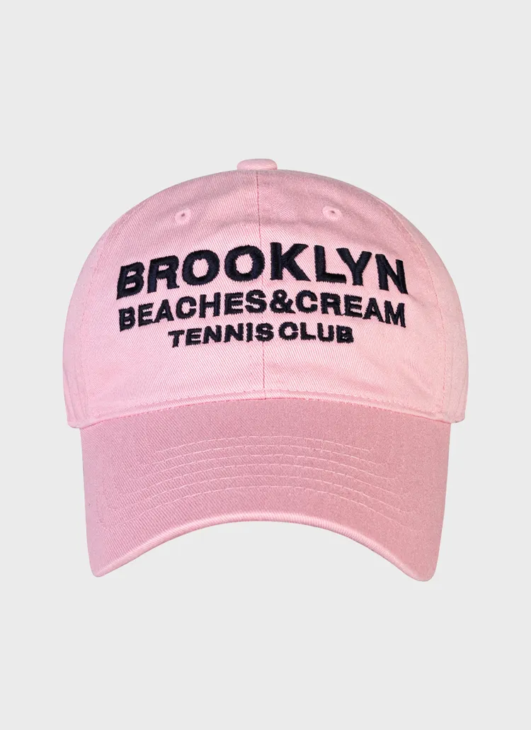 BROOKLYN TENNIS CLUB刺繍キャップ(LIGHT PINK) | 詳細画像1