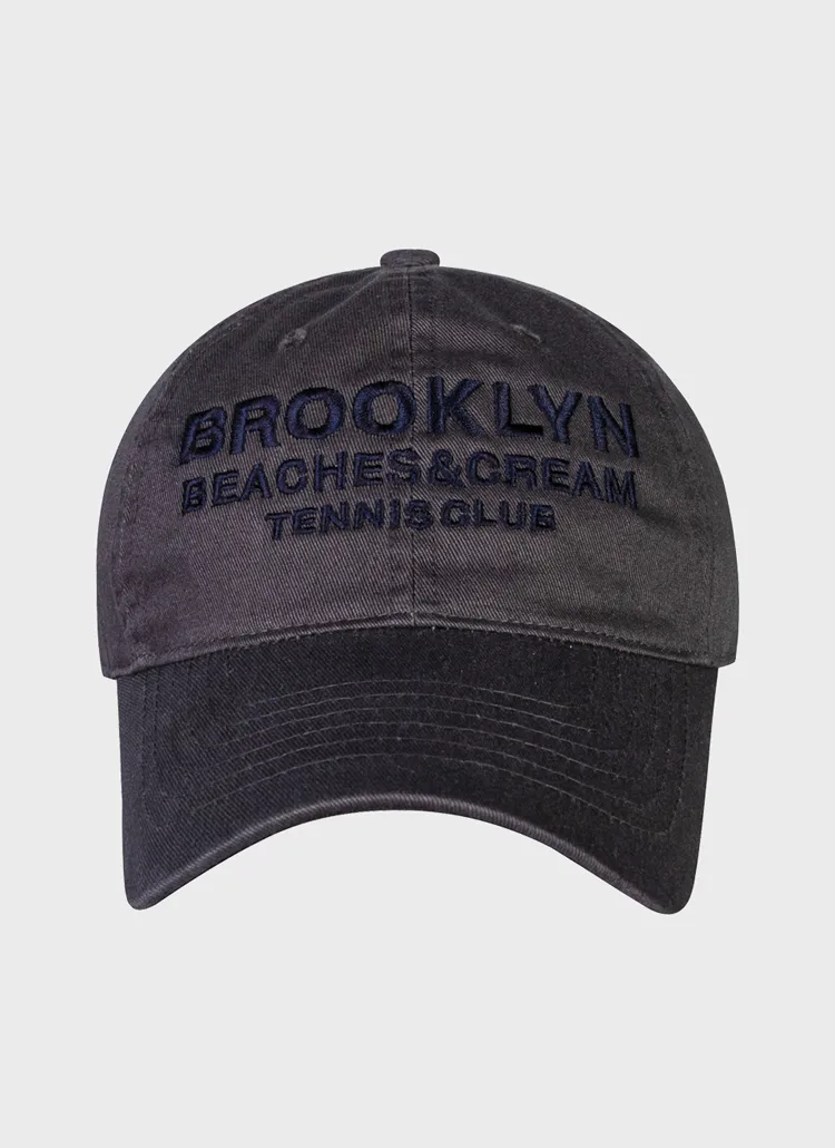 BROOKLYN TENNIS CLUB刺繍キャップ(CHARCOAL) | 詳細画像1