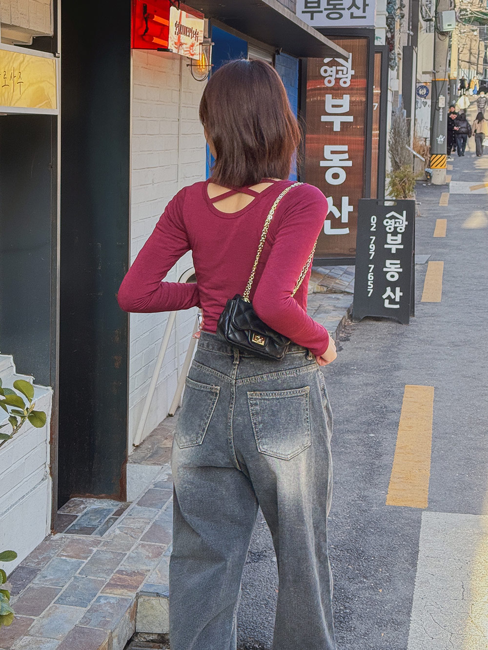 ワイドブラックデニムパンツ | 詳細画像10