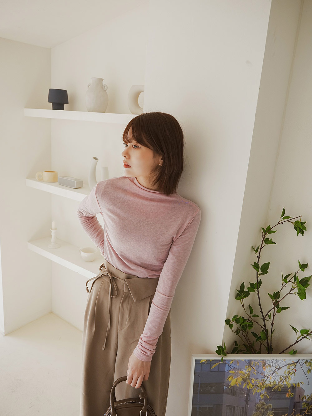 ハーフネック長袖Tシャツ | 詳細画像10