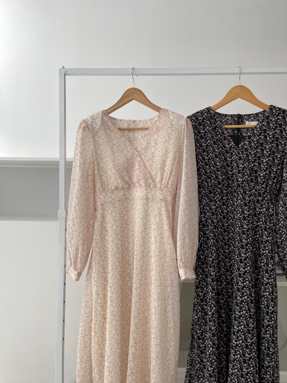 カシュクール花柄シフォンリボンワンピース | 詳細画像22