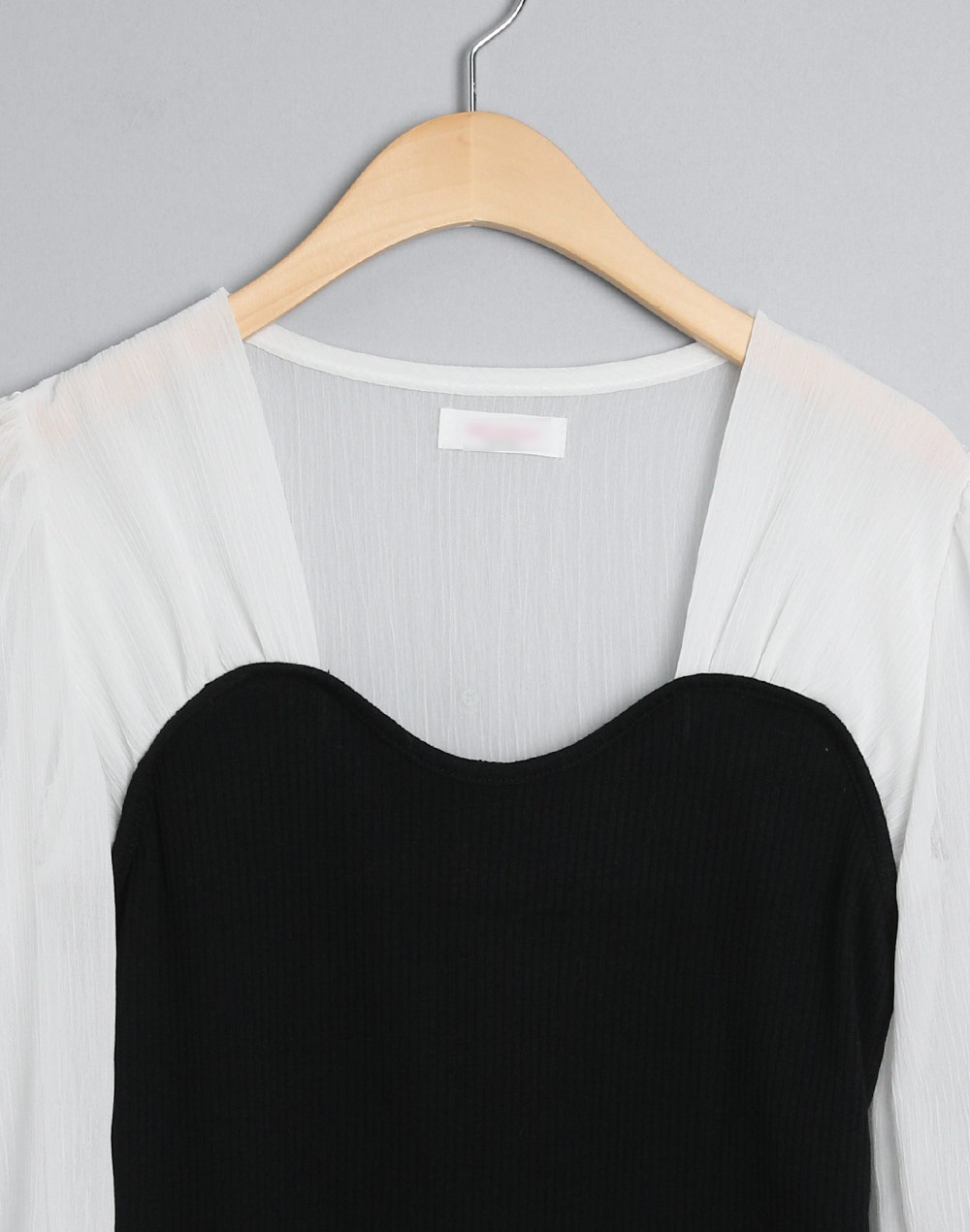 ハートネックシアースリーブTシャツ | DHOLIC | 詳細画像18