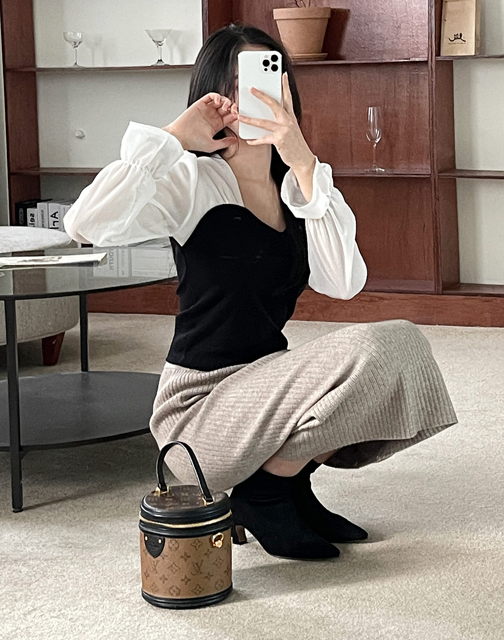 ハートネックシアースリーブTシャツ | DHOLIC | 詳細画像13