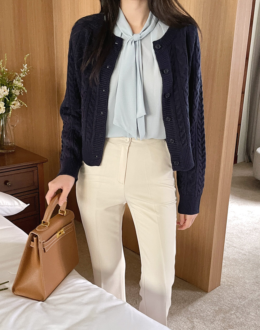 ラウンドラグランケーブルカーディガン | DHOLIC | 詳細画像10