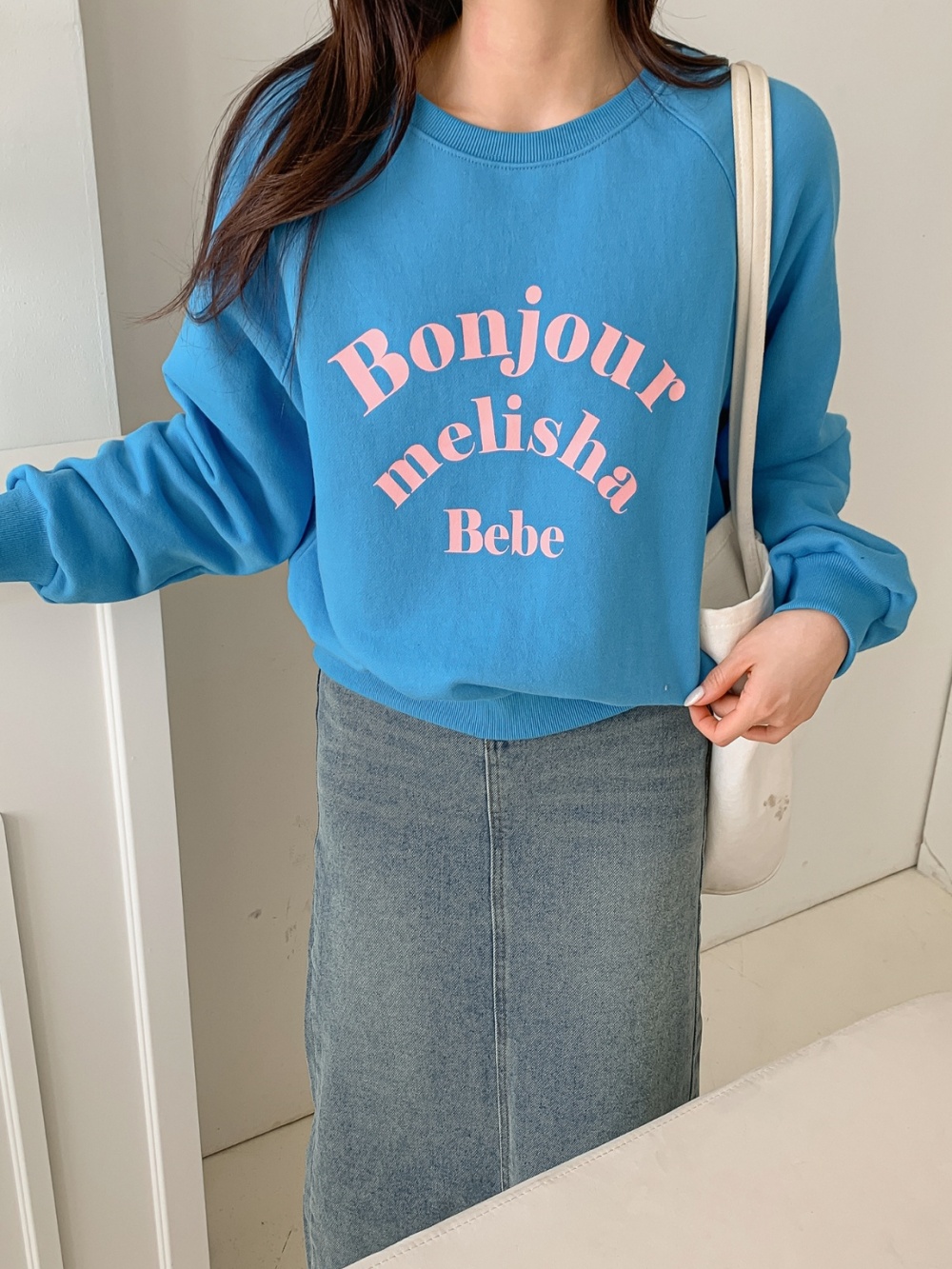Bonjourラグランスウェット | 詳細画像28