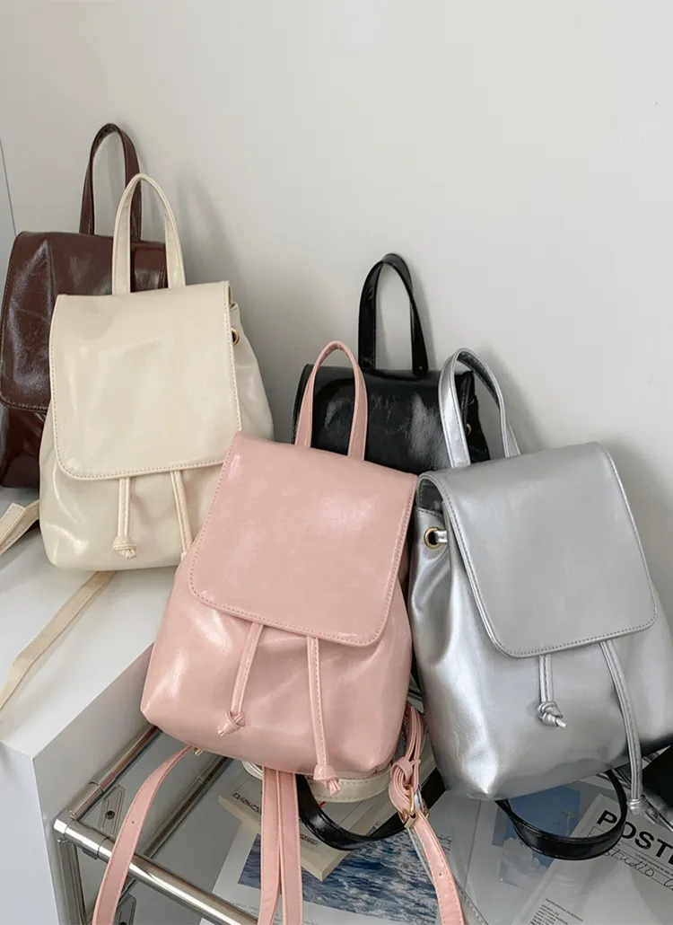 ビンテージレザー風ミニバックパック | cream creme | 詳細画像1