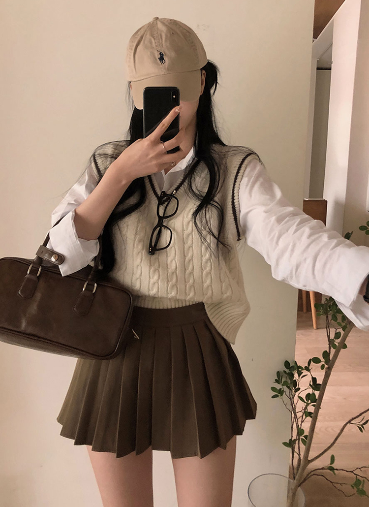 【★超目玉】 beidelli made]ケーブルチルデンニットベスト | レディース トップス
