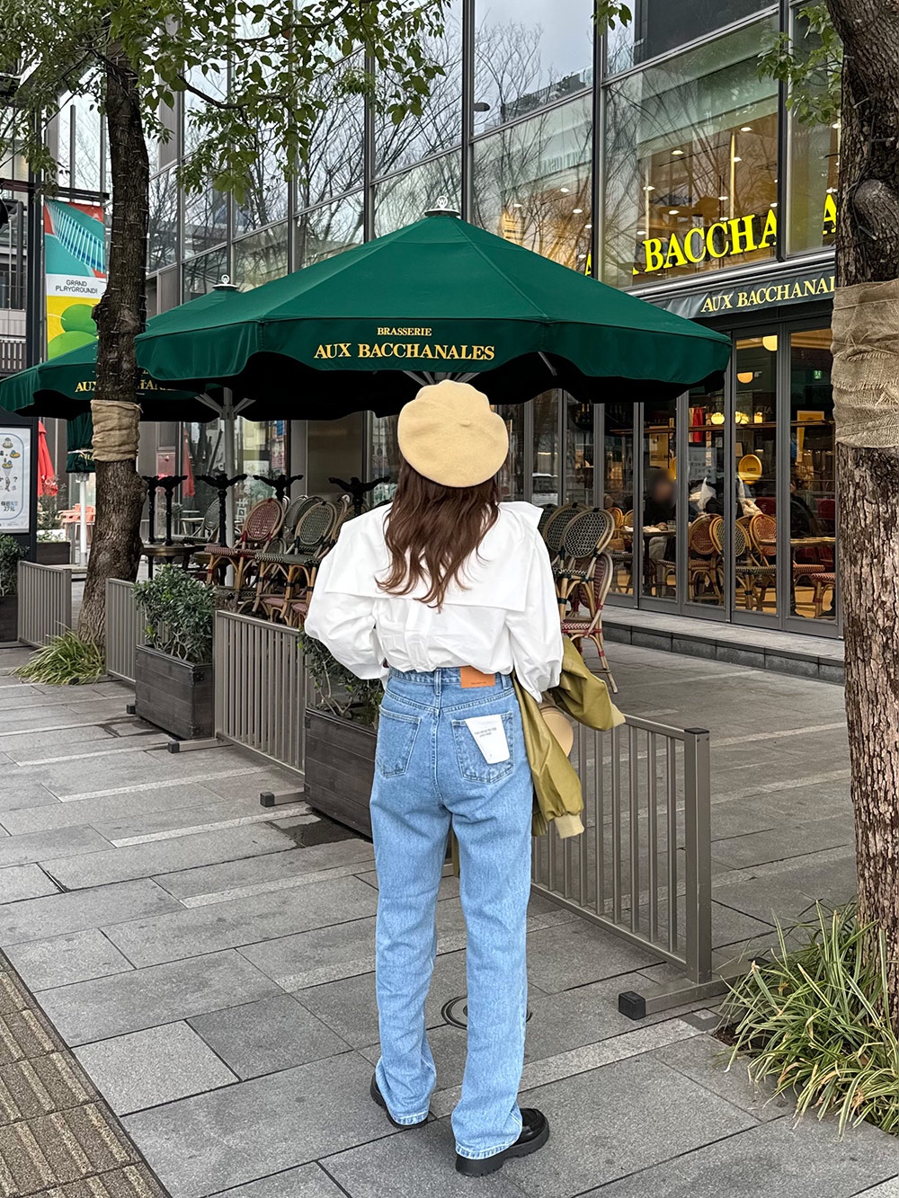 フェイクレザーパッチストレートデニムパンツ | 詳細画像22