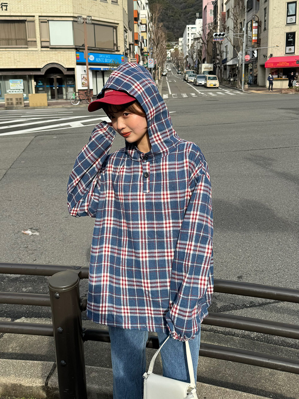 起毛チェックフードシャツ | 詳細画像14