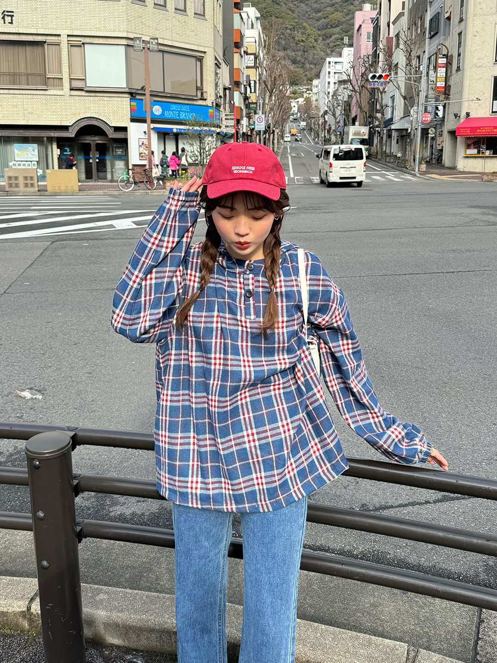 起毛チェックフードシャツ | 詳細画像23