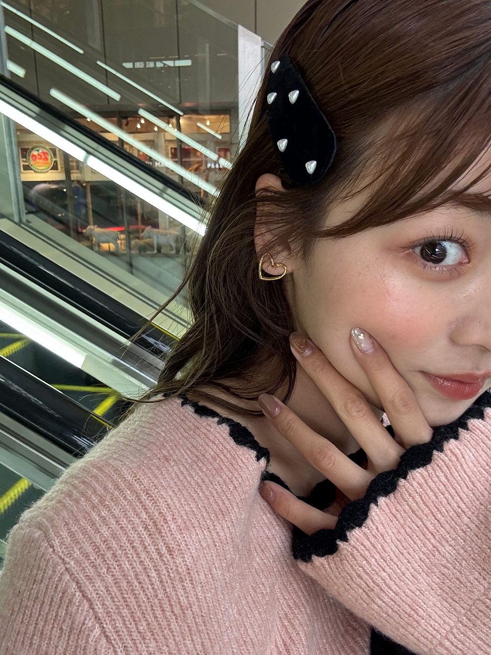 ハートフレームピアス | 詳細画像4
