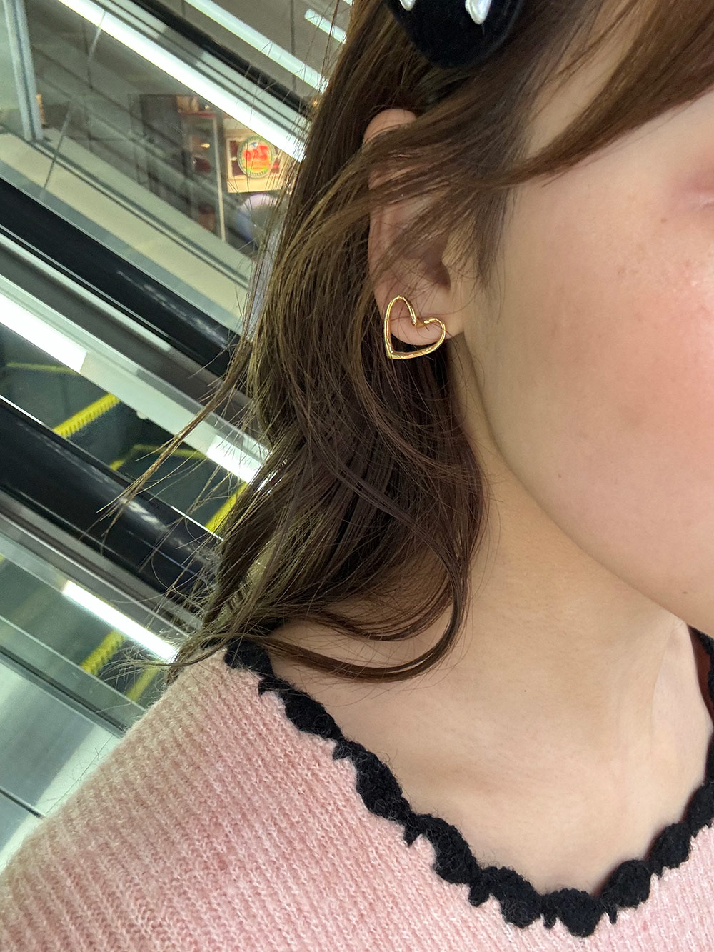 ハートフレームピアス | 詳細画像5