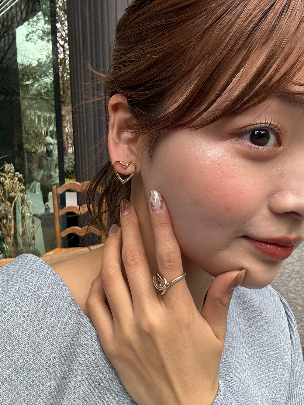 ハートフレームピアス | 詳細画像14
