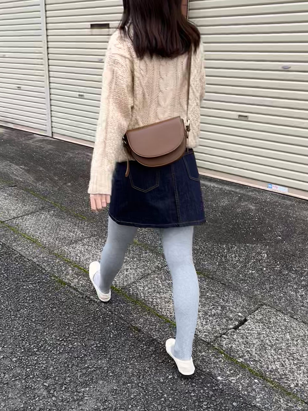 ハーフムーンフェイクレザーバッグ | 詳細画像13