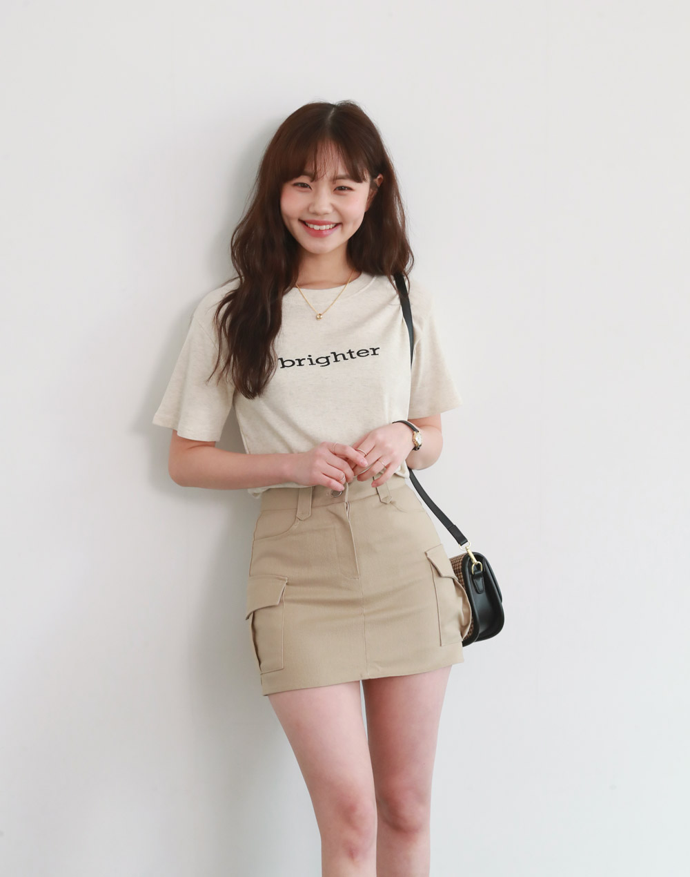 brighter刺繍半袖Tシャツ | DHOLIC | 詳細画像5