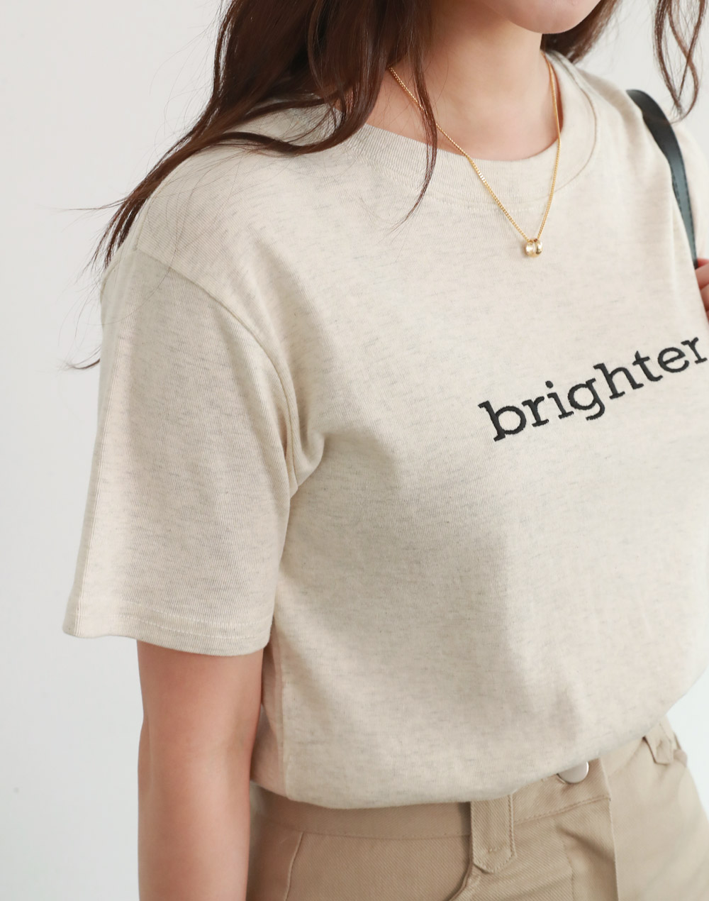 brighter刺繍半袖Tシャツ | DHOLIC | 詳細画像8