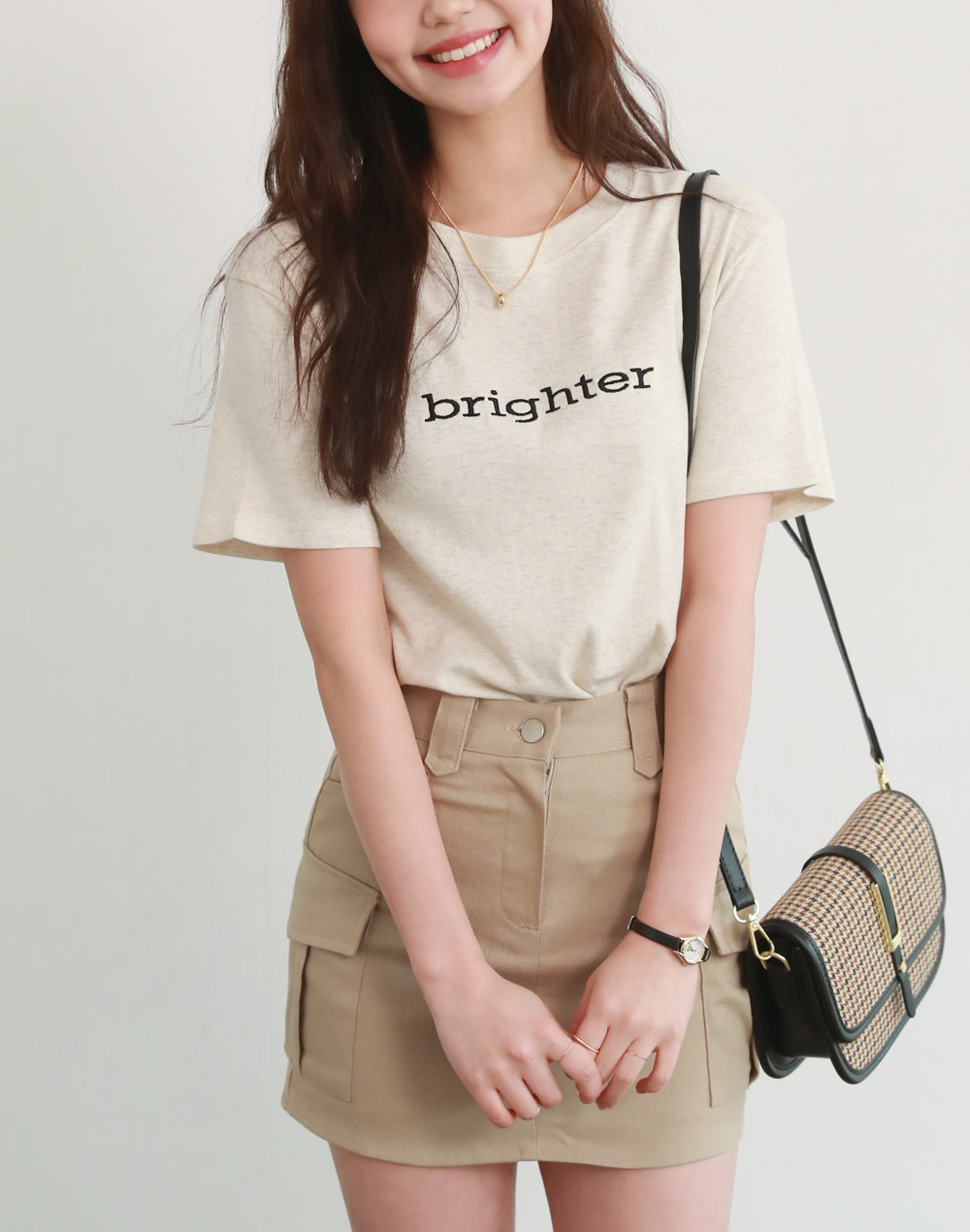 brighter刺繍半袖Tシャツ | DHOLIC | 詳細画像10