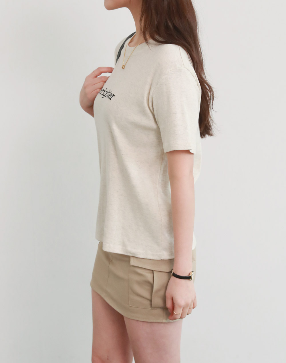 brighter刺繍半袖Tシャツ | DHOLIC | 詳細画像12