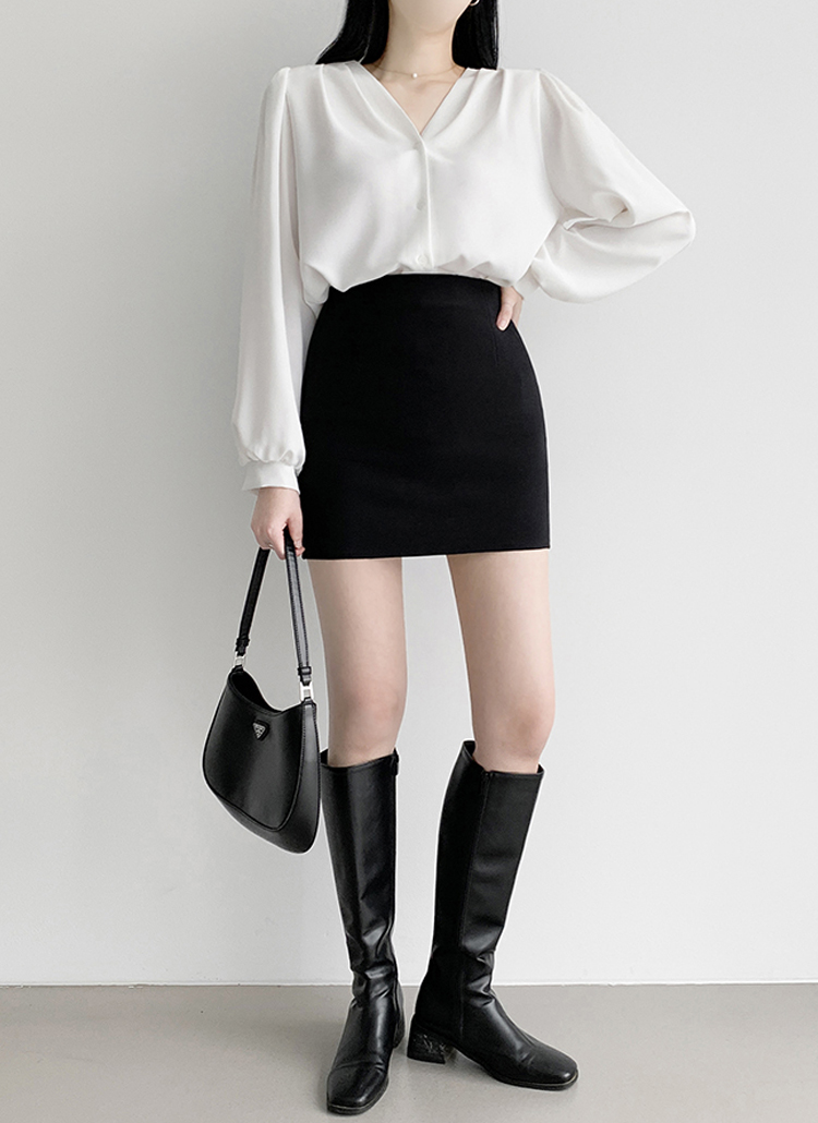 ダーツタイトミニスカート | レディースファッション通販 - DHOLIC