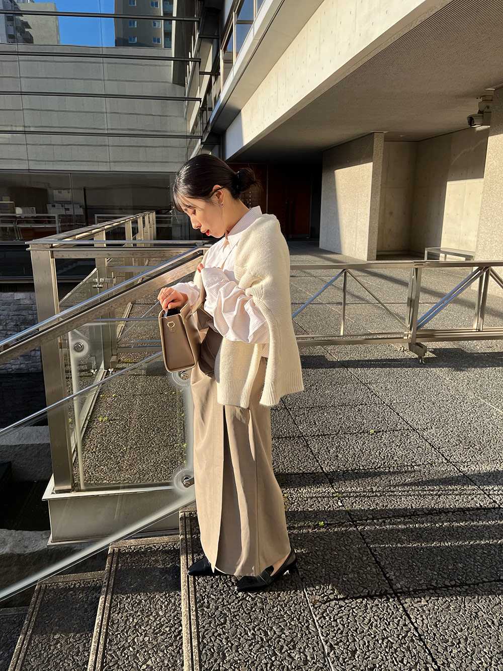 Vネックオーバーサイズカーディガン | 詳細画像24